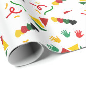 黒い履歴月 ラッピングペーパー (ロールコーナー)