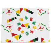 黒い履歴月 ラージペーパーバッグ (正面)