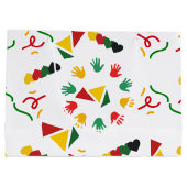 黒い履歴月 ラージペーパーバッグ (裏面)