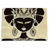 黒い履歴月 ラージペーパーバッグ (正面)