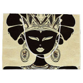 黒い履歴月 ラージペーパーバッグ (裏面)