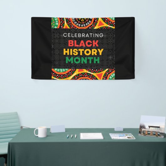 黒い履歴月 横断幕 (トレードショー)