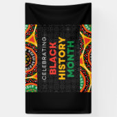 黒い履歴月 横断幕 (縦)