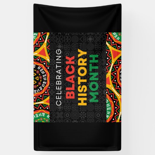 黒い履歴月 横断幕 (縦)