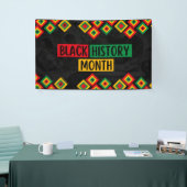 黒い履歴月 横断幕 (トレードショー)