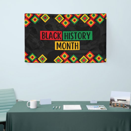 黒い履歴月 横断幕 (トレードショー)