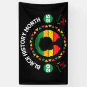 黒い履歴月 横断幕 (縦)