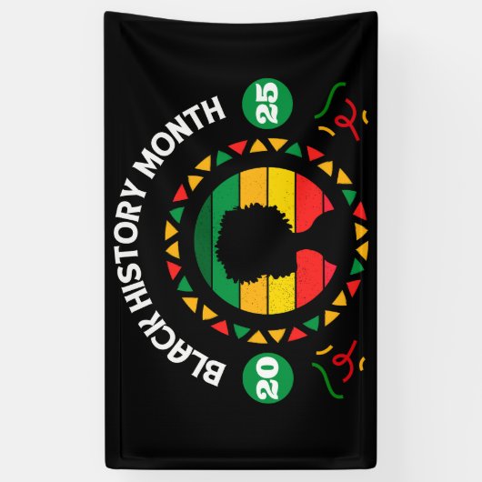 黒い履歴月 横断幕 (縦)