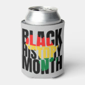 黒い履歴月 缶クーラー (缶正面)