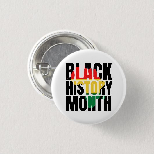 黒い履歴月 缶バッジ (正面&裏面)