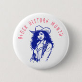 黒い履歴月 缶バッジ (正面)