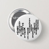 黒い履歴月 缶バッジ (正面&裏面)