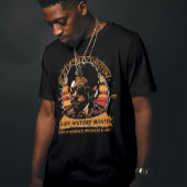 黒い履歴月 Tシャツ