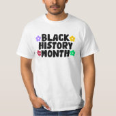 黒い履歴月Tシャツ Tシャツ (正面)