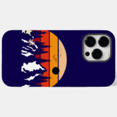 黒い山 Case-Mate iPhoneケース (裏面 (横))