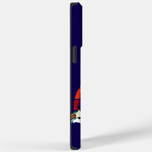 黒い山 Case-Mate iPhoneケース (裏面 / 右)