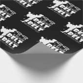 黒い帯は白い帯で、それを拒んだやめ ラッピングペーパー (角)