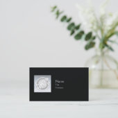 黒い平野-ビジネス 名刺 (スタンド正面)