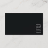 黒い平野-ビジネス 名刺 (裏面)