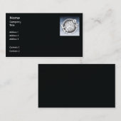 黒い平野-ビジネス 名刺 (正面/裏面)