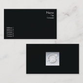 黒い平野-ビジネス 名刺 (正面/裏面)