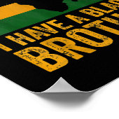 黒い弟保がいて落ち着かない ポスター (角)