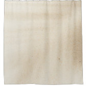 黒い影の白い織物 シャワーカーテン (正面)