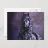 黒い影はがき ポストカード (正面/裏面)