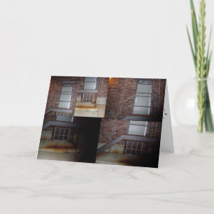 「黒い影」ハロウィーンのカード カード