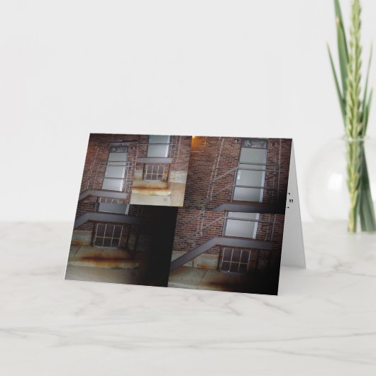 「黒い影」ハロウィーンのカード カード (正面)