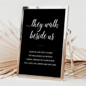 黒い彼らは私たちの詩の記念結婚の横を歩く ポスター