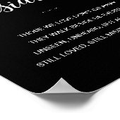 黒い彼らは私たちの詩の記念結婚の横を歩く ポスター (角)