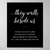 黒い彼らは私たちの詩の記念結婚の横を歩く ポスター (正面)