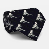 「黒い御者」マス・フライ・タイ ネクタイ (ロール)