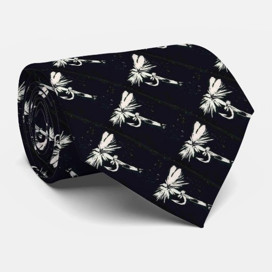 「黒い御者」マス・フライ・タイ ネクタイ (ロール)