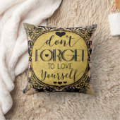 黒い忘れ大理石の渦を愛してはいけない クッション (ブランケット)