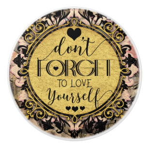 黒い忘れ大理石の渦を愛してはいけない セラミックノブ