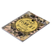 黒い忘れ大理石の渦を愛してはいけない ノートブック (左側)