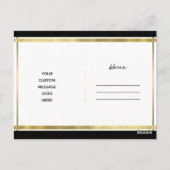 黒い忘れ大理石の渦を愛してはいけない ポストカード (裏面)