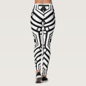 黒い忙しレギンス レギンス (裏面)