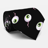 黒い怖い眼球 ネクタイ (ロール)