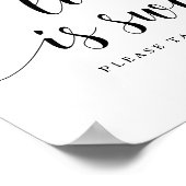 黒い恋は甘い楽しみをしてく結婚ださい ポスター (角)