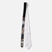 黒い悲惨さの天使のタイ ネクタイ (裏面)