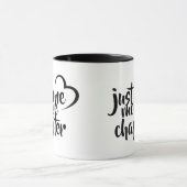 黒い愛ちょうど1つのより多くの章-読書常習者 マグカップ (中央)