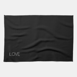 黒い愛-黒いシリーズ キッチンタオル