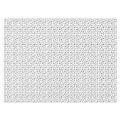 黒い手の印刷パターン テーブルクロス (正面(横))