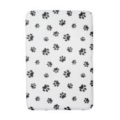 黒い手の印刷パターン バスマット (正面縦)