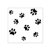 黒い手の印刷パターン ラバースタンプ (インプリント)