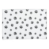 黒い手の印刷パターン 枕カバー (正面右)