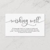 黒い手モダンでデザインは、良く願う エンクロージャーカード (正面)